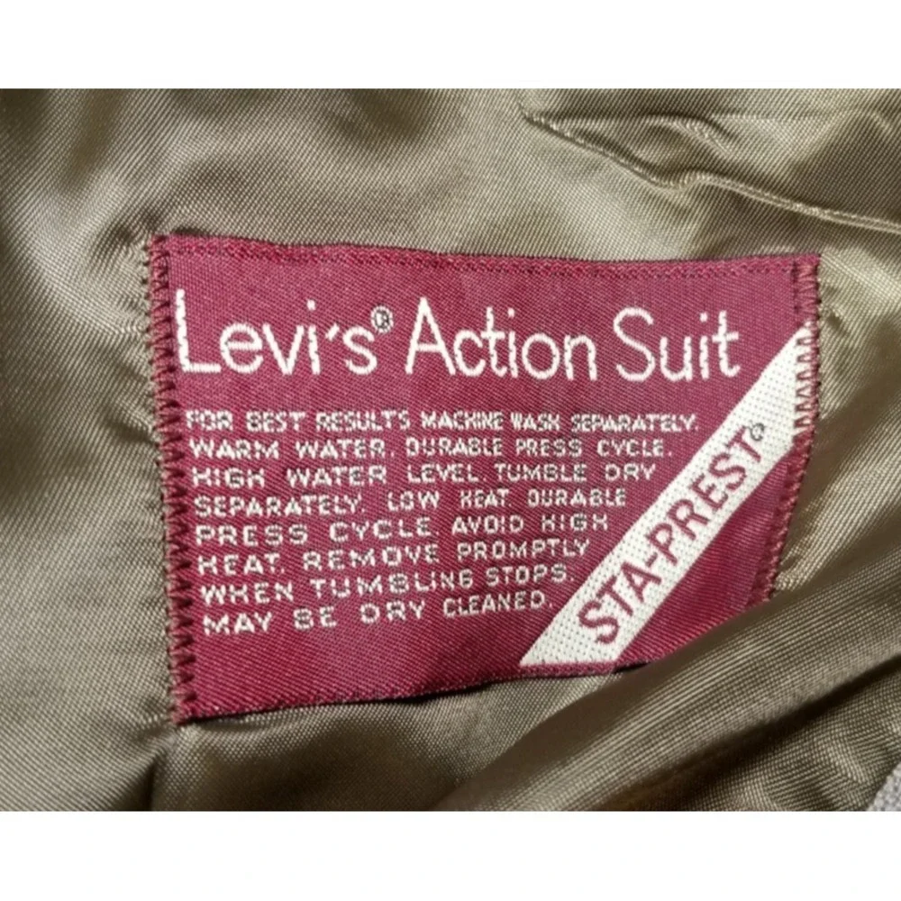 Levi’s Mens Sz 42L Blazer Action Sport Coat Preppy Vintage Old Money Minimalis